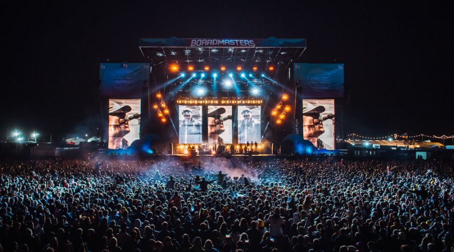 main stage at boardmasters