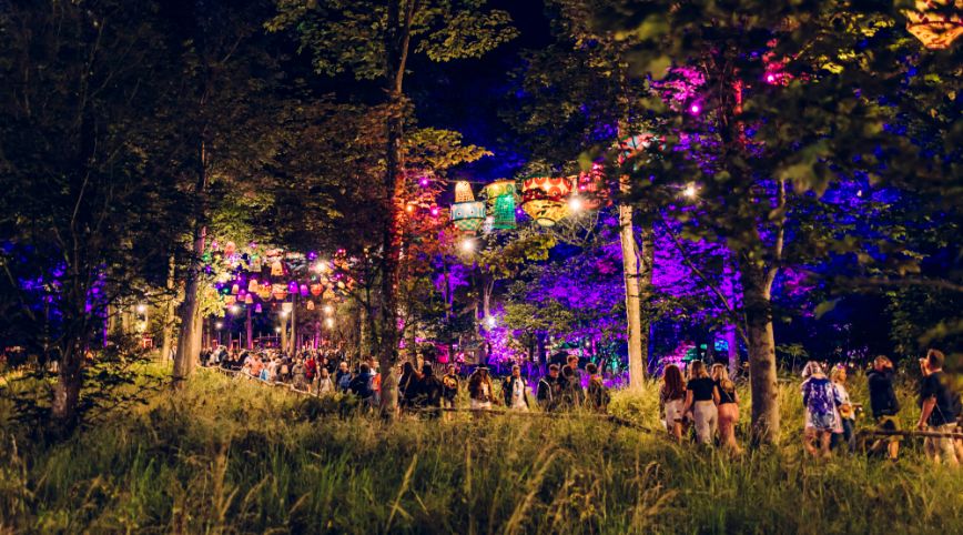 A festival in the woods